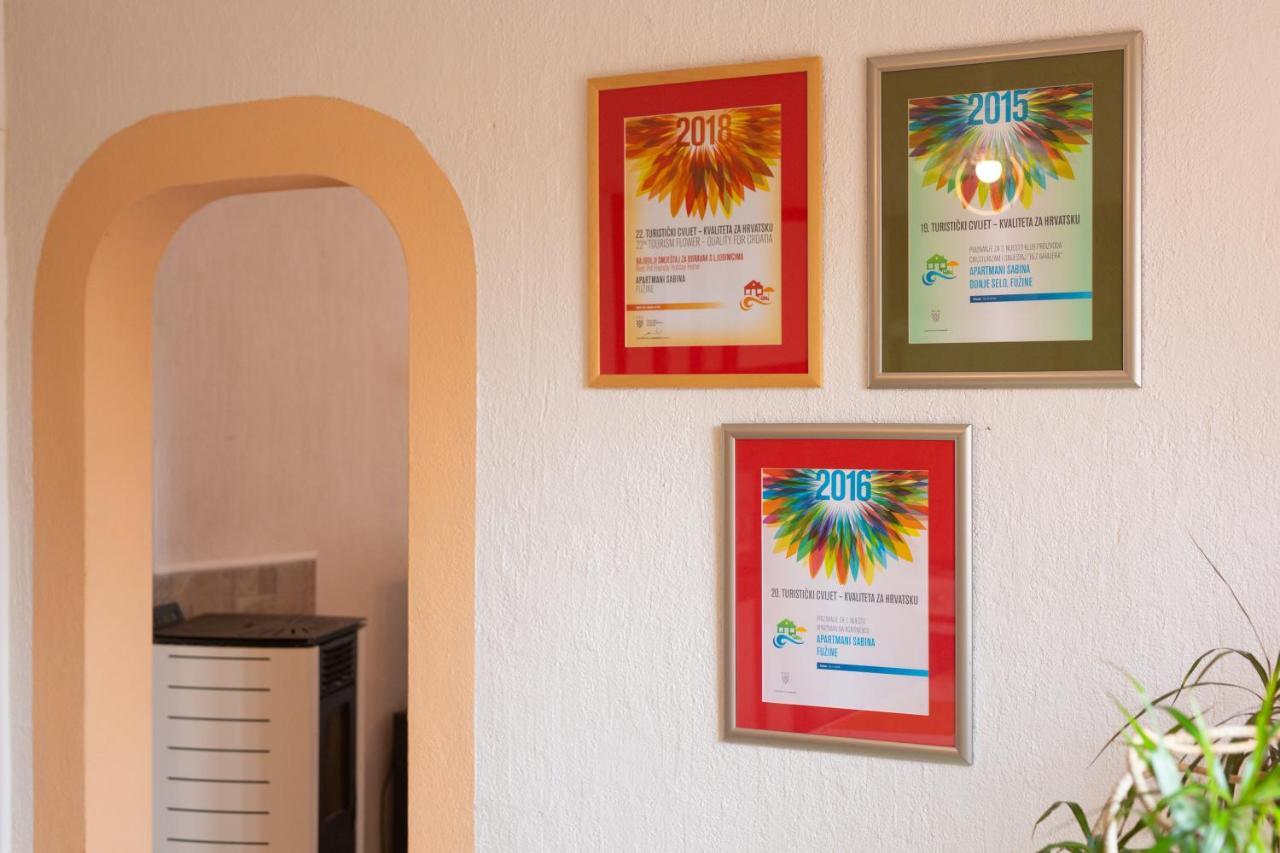 Apartmani Sabina Fužine Eksteriør billede